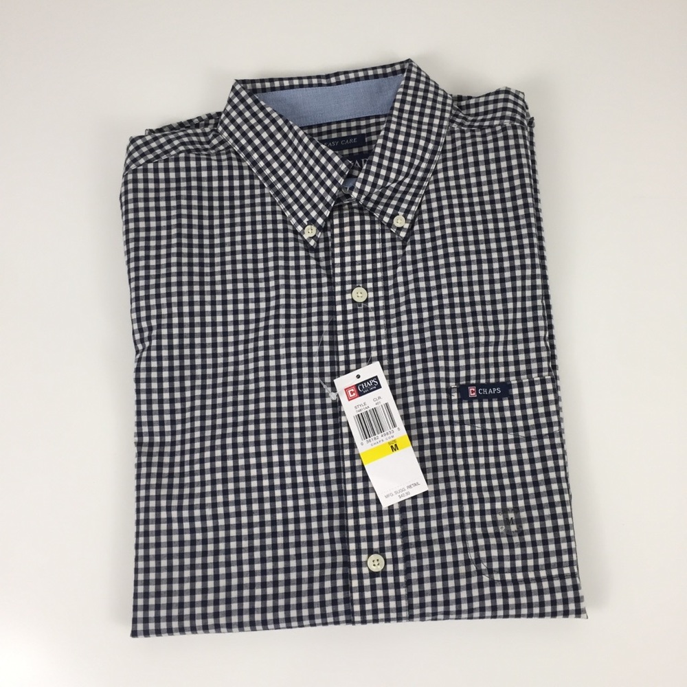 Chaps NWT Men’s Long Sleeve Button Up Shirt Size M